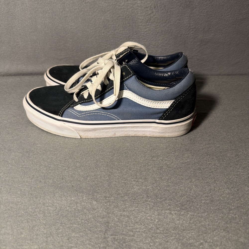Vans Off The Wall Unisex Blue-Black Suede Sneaker Men 6 Women 7.5 Shoe 500714 - Picture 4 of 7